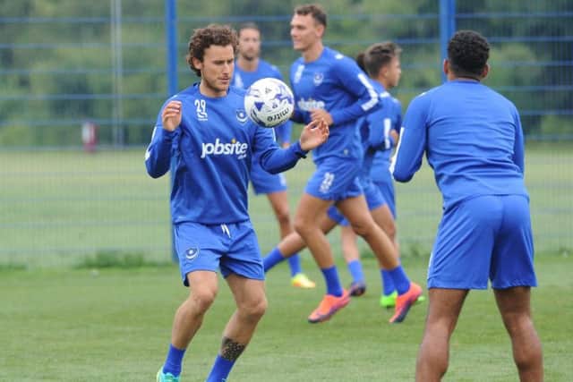 Pompey are back in training