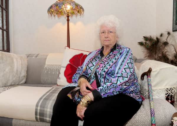 Beryl Brown, 75, from Leigh Park,  was punched by a burglar who stole dozens of pairs of earrings Picture: Sarah Standing (170842-4679)