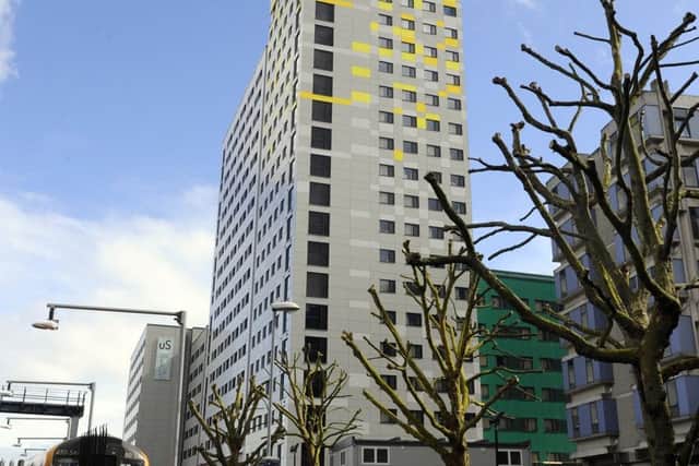 Unite Students accommodation on Greetham Street, in Portsmouth.
Picture by: Malcolm Wells