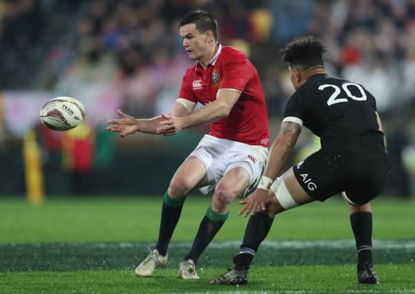 Jonny Sexton in action for the Lions in the second test
