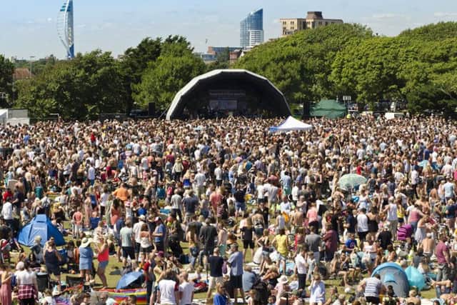 Rhythm of the 90s in Castle Field, Southsea. Picture: Jamie Skey