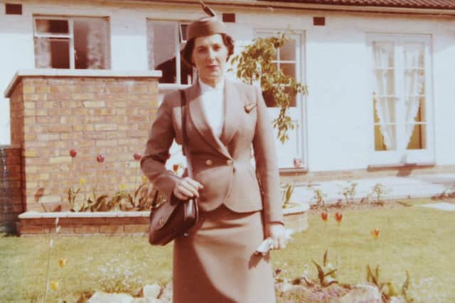 Connie once worked as a BOAC stewardess. Picture: Malcom Wells (170716)