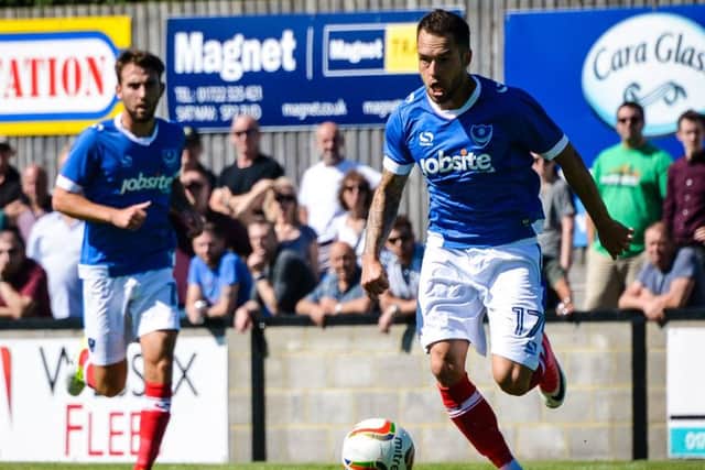 Pompey winger Milan Lalkovic Picture: Colin Farmery