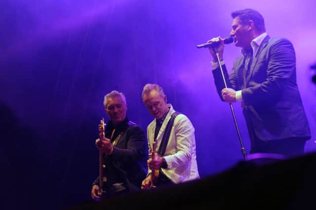 Spandau Ballet performing at Portsmouth Live as part of the America's Cup event