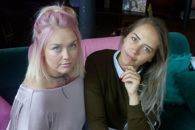 From left, Holly Ramejkis and Jennifer Sanchez