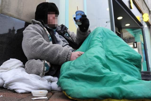 Clive believes many people begging on thr streets are not destitute, which makes life tough for those truly in need