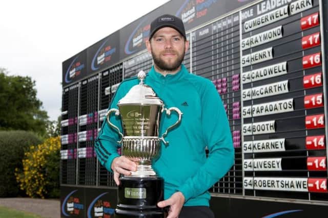 Neil Raymond won the GRENKE Championship at Cumberwell Park at the weekend Picture: HotelPlanner.com PGA EuroPro Tour