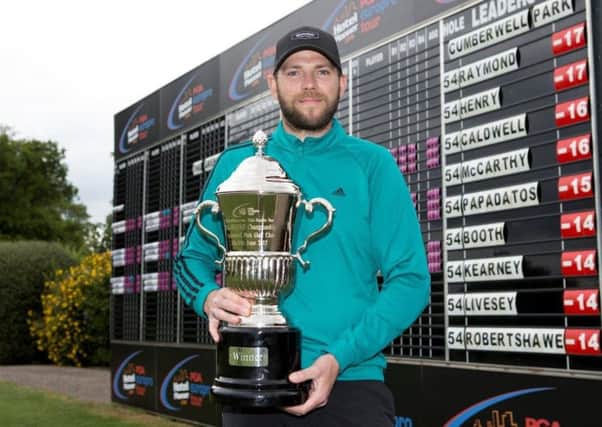 Neil Raymond won the GRENKE Championship at Cumberwell Park at the weekend Picture: HotelPlanner.com PGA EuroPro Tour