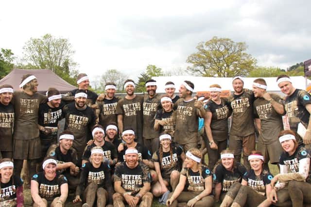 Jason and his team competing at Tough Mudder