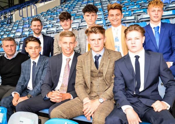 ight new recruits to the Pompey Academy were revealed at Fratton Park last Friday Picture: Colin Farmery