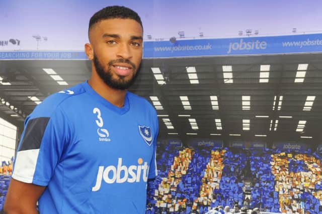 Pompey have signed Tareiq Holmes-Dennis on a season-long loan Picture: Sarah Standing
