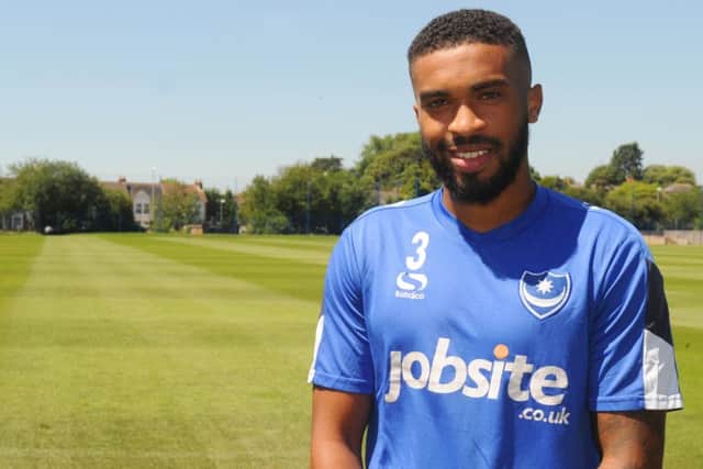Tareiq Holmes-Dennis has moved to Pompey on loan from Huddersfield Piccture: Joe Pepler