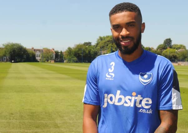 Tareiq Holmes-Dennis has moved to Pompey on loan from Huddersfield Piccture: Joe Pepler