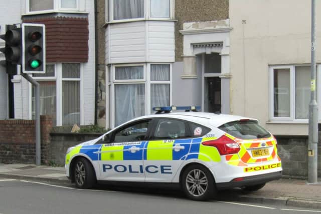 Incident at St Marys Road, Fratton, near the corner of Shakespeare Road.Picture: Deborah Croker