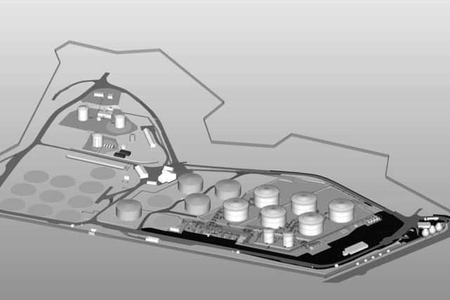 Plans for Gosport Oil Depot include moving the oil towers away from residents