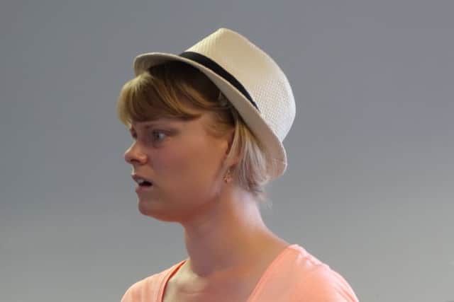 Twelfth Night by Bench Theatre.The picture is of Melissa Hackney as Viola.