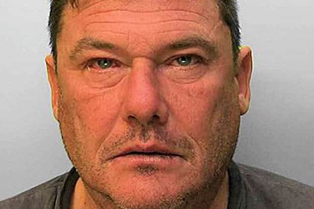 Robert Trigg who has been found guilty at Lewes Crown Court of killing two of his former girlfriends five years apart following a long-running campaign by one of their families to get justice. COURTS_Trigg_172631.JPG