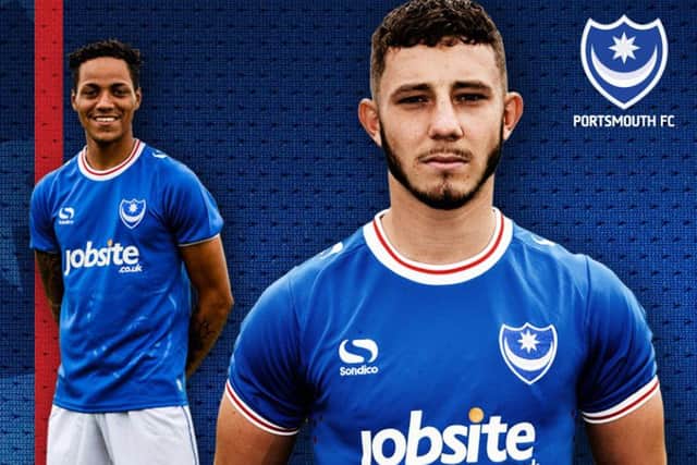 Pompey's new home kit, which is on sale now