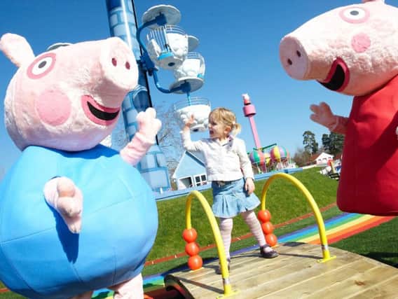 The characters who bring Peppa Pig World to life.
