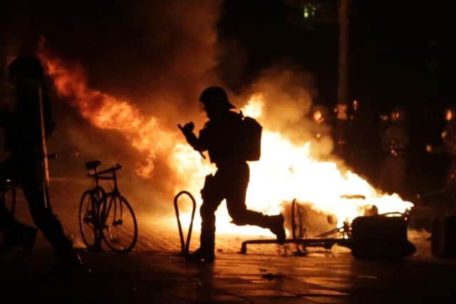 Police clashed with G20 protesters