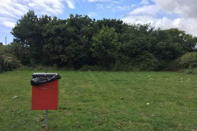 The scene where the snakes were dumped PHOTO: RSPCA