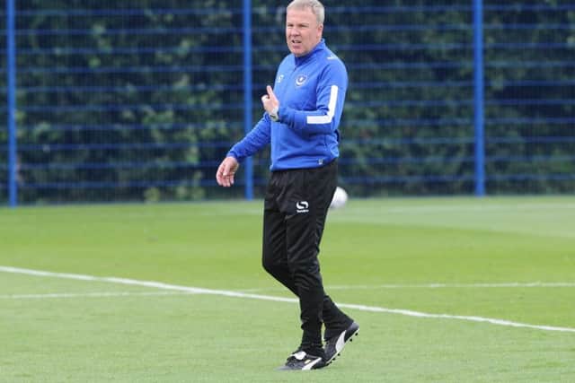 Pompey boss Kenny Jackett. Picture: Sarah Standing (170841-4621)