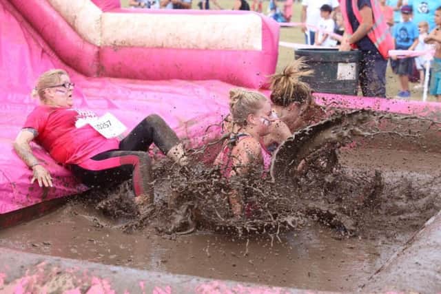 Families took part in the Pretty Muddy 5K in Southsea on July 8. Picture: Habibur Rahman