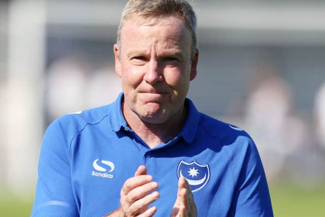 Pompey boss Kenny Jackett Picture: Joe Pepler