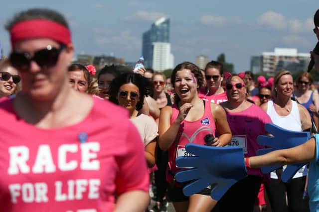 Runners get their journeys underway at start line. Photo: Habibur Rahman