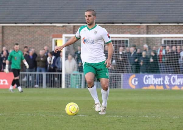 Sami El-Abd remains at Bognor as a player and club captain. Picture:Tim Hale