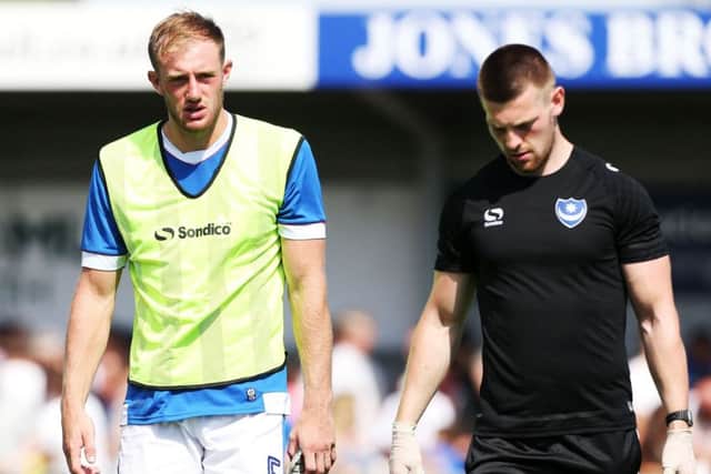 Pompey defender Matt Clarke