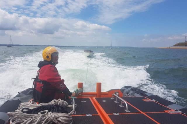 GAFIRS lifecrew carrying out their first rescue of the weekend on Saturday afternoon