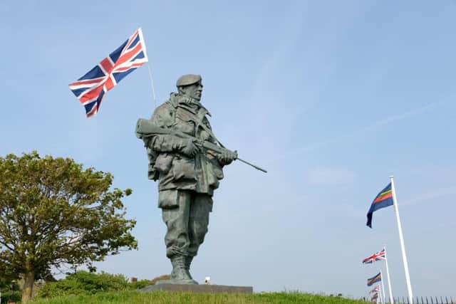 27/5/16The Yomper statue outside the Royal Marines Museum in Eastney.Picture: Paul Jacobs (160261-15) PPP-160527-171041006