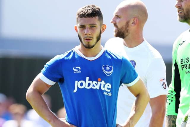 Pompey striker Conor Chaplin Picture: Joe Pepler