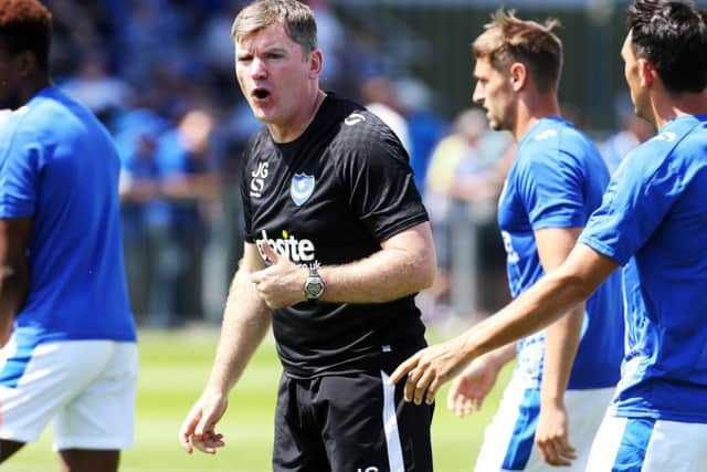 Pompey assistant manager Joe Gallen. Picture: Joe Pepler
