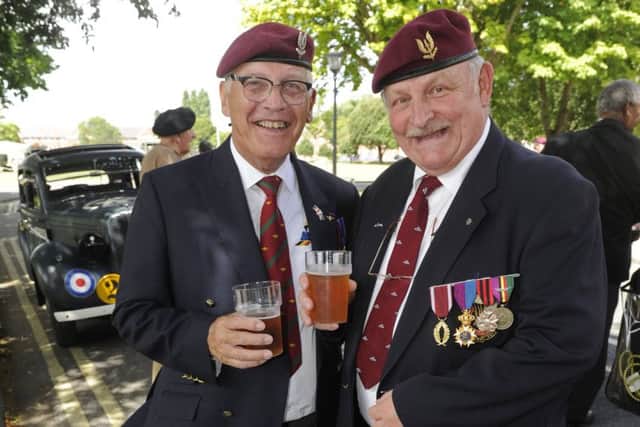 Left to right, Belgian veterans Christian Van Vebut and Johnny Willems. Picture: Ian Hargreaves (170755-1) PPP-170907-114956006