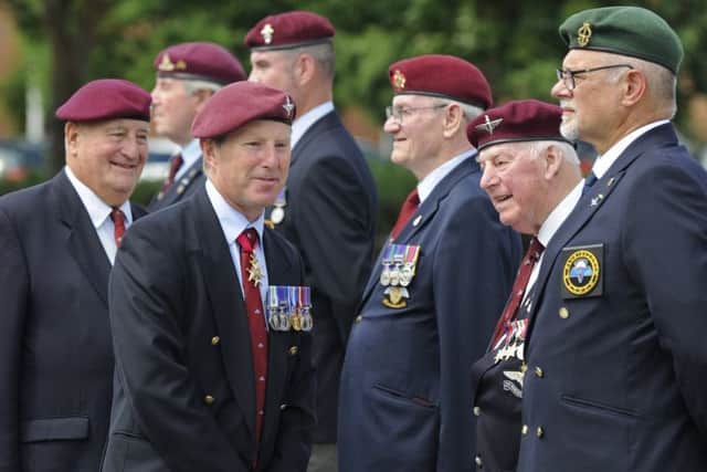 Major General Chip Chapman inspects the parade. Picture: Ian Hargreaves (170755-1) PPP-170907-115525006