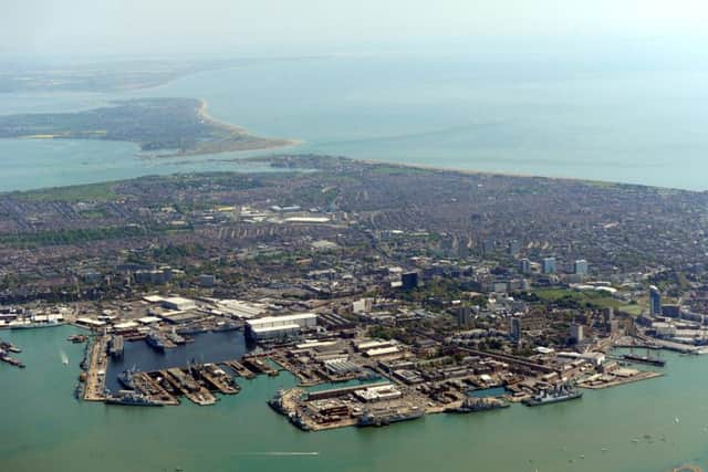 STUNNING The view of Portsea and Hayling islands