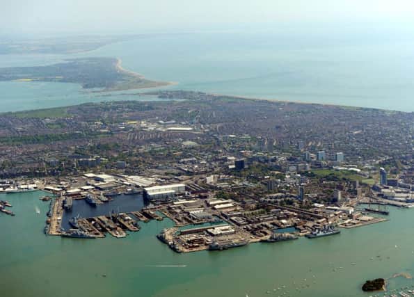 STUNNING The view of Portsea and Hayling islands