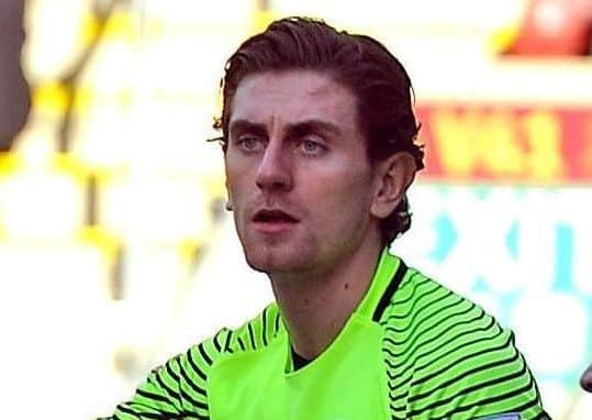 New Pompey recruit Luke McGee.
