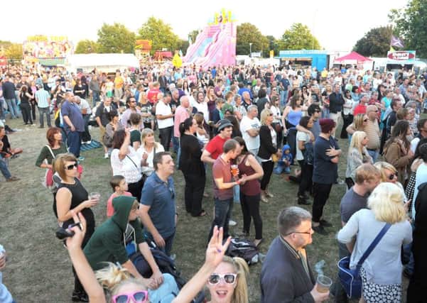 Crowds at a previous GosFest