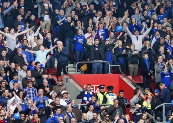 Pompey fans in St Mary's in 2012. Picture: Barry Zee