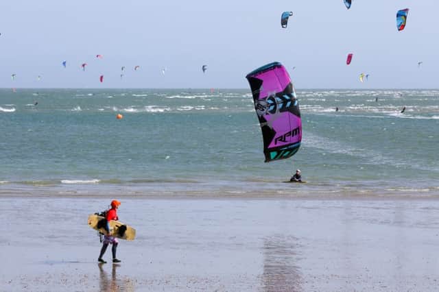 Rev Jenny compares the twists and turns of life to kitesurfing, pictured at Hayling