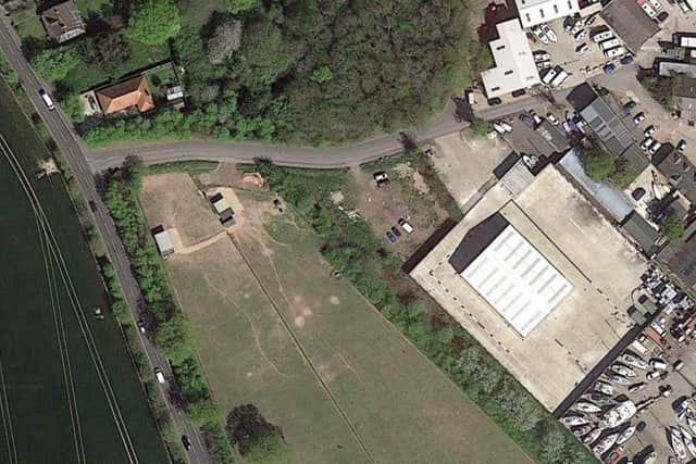 An aerial view of Havant Road and the Mill Rythe Lane turn-off, right. Image: Google Maps