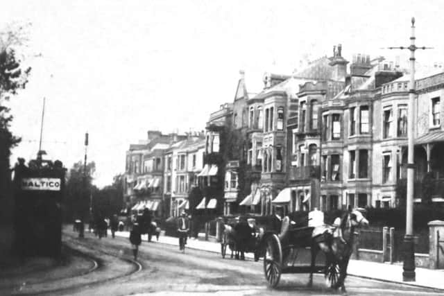 A superb turn-of-the-last century look along Landport Terrace, Southsea 					                       Picture: Barry Cox Collection