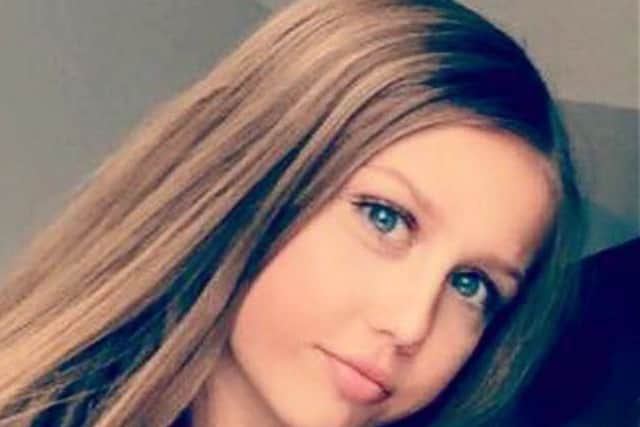 Bethany Tiller, from Denmead, after six months of treatment for Non-Hodgkins Lymphoma.