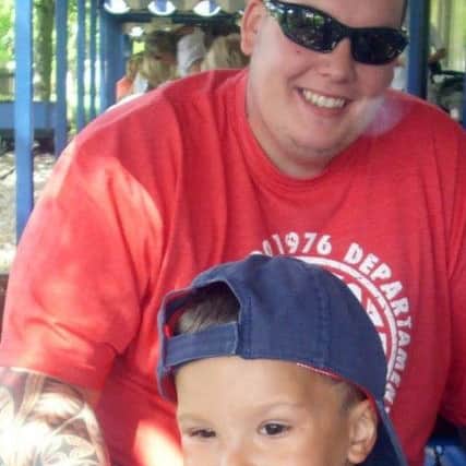 Jake with his late father Matt Clarke