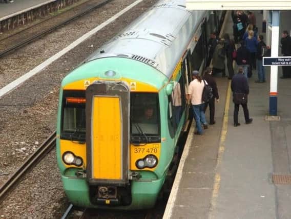 File photo of a Southern train at Havant station