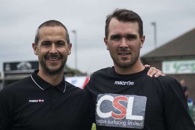 Darin Killpartrick and Dan Lincoln. Picture: Tommy McMillan