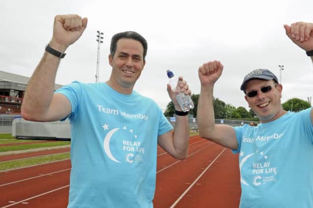 Mark Webb from Waterlooville and Dan Perkin
Picture Ian Hargreaves
